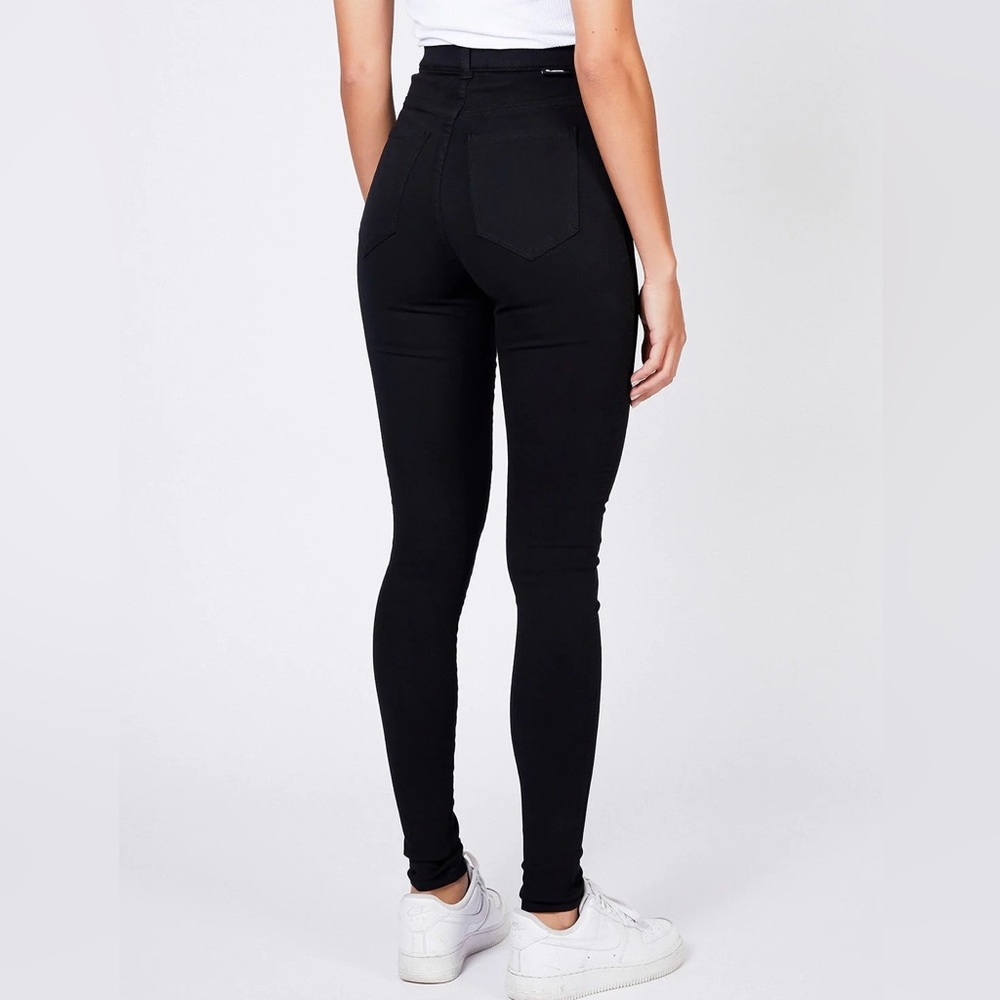 Dr. Denim High Waist Solitaire 101 Jean in Black | Size M | Skinny Jeggings